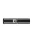 Airgun Capital suppressor attached to an airgun, showing the compact design and matte finish of the airgun suppressor.