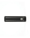 Front view of Airgun Capital suppressor for airguns, showing sleek cylindrical design and mounting details.