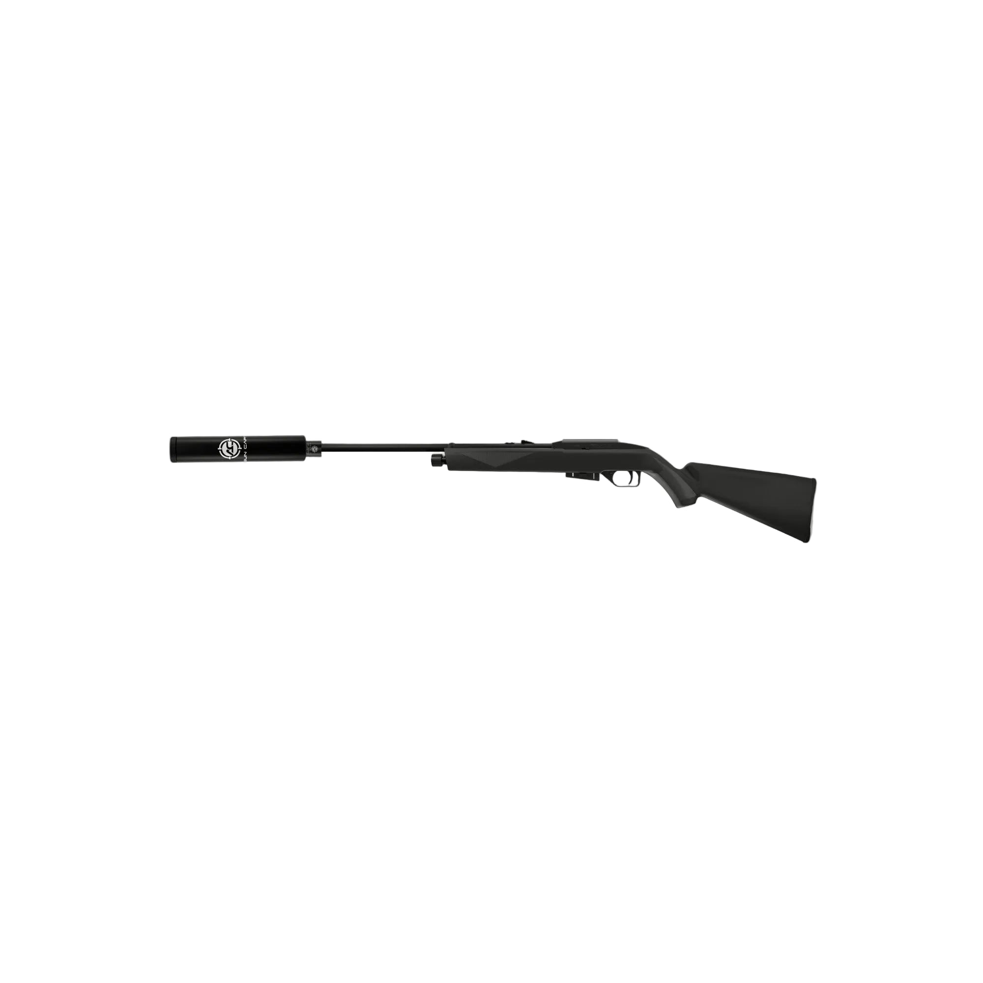 Crosman 1077 with adapter and suppressor mounted